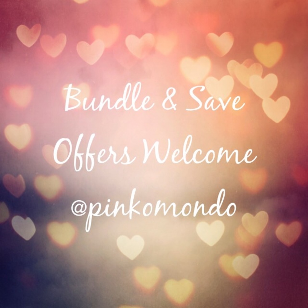 Bundle & Save.  Reasonable offers welcome.